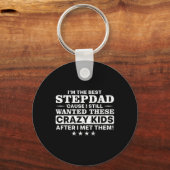 Cool Stepdad voor mannen vader Stap pap ouderschap Sleutelhanger (Voorkant)