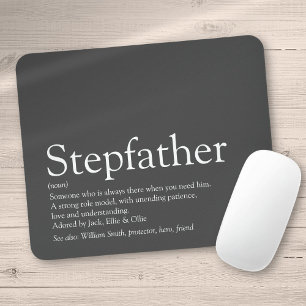 Cool Stepfather, Stepdad Definition Fun Grey Muismat