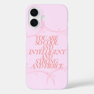 Cool, sterk, fel, meisje baas, Inspirerend iPhone 16 Hoesje
