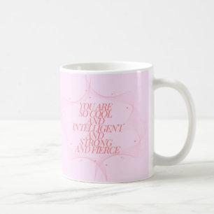 Cool, sterk, fel, meisje baas, Inspirerend Koffiemok