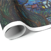 Cool Sterrennacht Vincent Van Gogh schilderij ART Cadeaupapier (Rol Hoek)