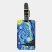 Cool Sterrennacht Vincent Van Gogh schilderij Bagagelabel (Voorkant verticaal)