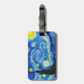 Cool Sterrennacht Vincent Van Gogh schilderij Bagagelabel (Achterkant verticaal)
