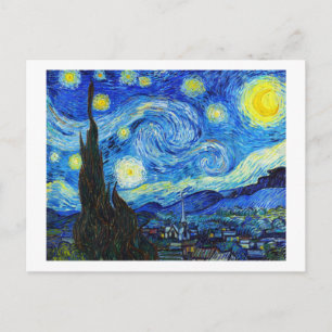 Cool Sterrennacht Vincent Van Gogh schilderij Briefkaart