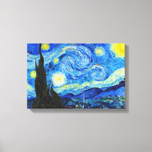 Cool Sterrennacht Vincent Van Gogh schilderij Canvas Afdruk