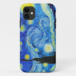 Cool Sterrennacht Vincent Van Gogh schilderij iPhone 11 Hoesje