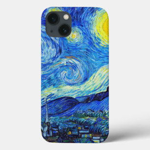 Cool Sterrennacht Vincent Van Gogh schilderij iPhone 13 Hoesje