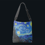 Cool Sterrennacht Vincent Van Gogh schilderij Crossbody Tas<br><div class="desc">Cool Sterrennacht Vincent Van Gogh schilderij</div>