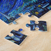 Cool Sterrennacht Vincent Van Gogh schilderij Legpuzzel (Zijkant)