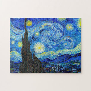 Cool Sterrennacht Vincent Van Gogh schilderij Legpuzzel