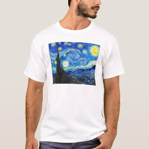 Cool Sterrennacht Vincent Van Gogh schilderij T-shirt