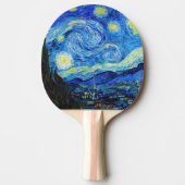 Cool Sterrennacht Vincent Van Gogh schilderkunst Tafeltennisbatje (Voorkant)