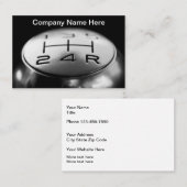 Cool Stick Shift Automotive Visitekaartje (Voorkant / Achterkant)