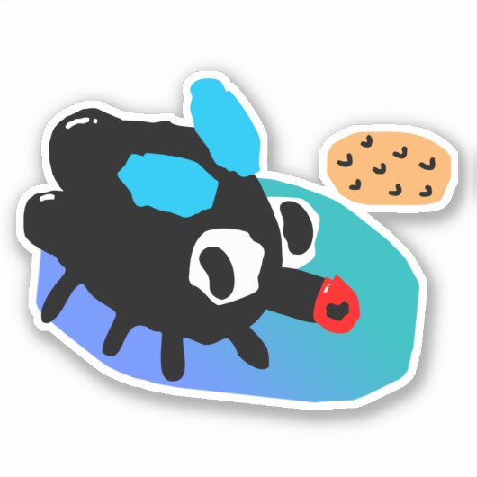 Cool Sticker "Kiss" (Voorkant)