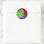 COOL! Stickers - Classic Round - Blad van 20 (Tas)