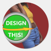 COOL! Stickers - Classic Round - Blad van 20 (Voorkant)