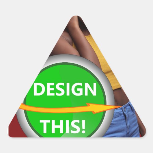 COOL! Stickers - Driehoek Stickers - Blad van 20 (Voorkant)