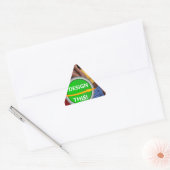 COOL! Stickers - Driehoek Stickers - Blad van 20 (Envelop)