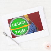 COOL! Stickers - Rechthoek Stickers - Blad van 4 (Envelop)