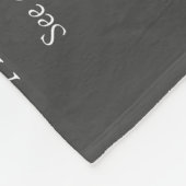 Cool stiefvader, stiefvader definitie modern grijs fleece deken (Hoek)