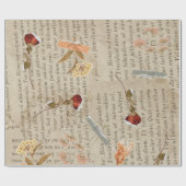 Cool  stijl Oude krant Gelukkig nieuwjaar Cadeaupapier (Vlak)