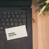 Cool Stijlvol bruin papier Textielconsultant Visitekaartje