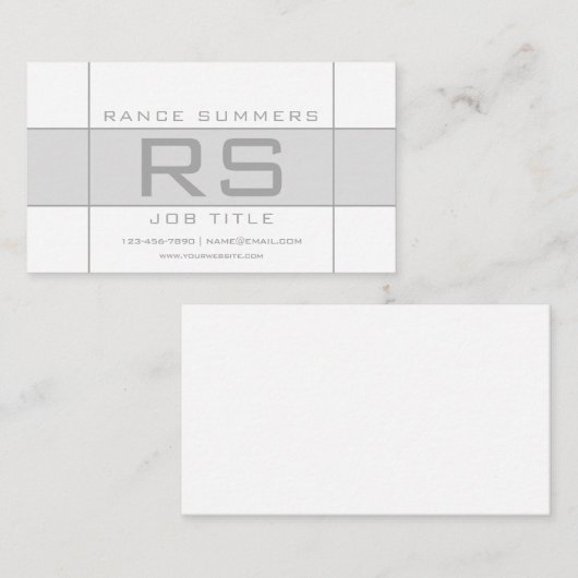 Cool stijlvol geometrisch visitekaartje (Voorkant / Achterkant)