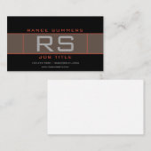 Cool stijlvol geometrisch visitekaartje (Voorkant / Achterkant)