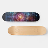 Cool Stijlvol Neon design Persoonlijk Skateboard (Horizontaal)