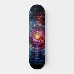 Cool Stijlvol Neon design Persoonlijk Skateboard
