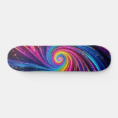 Cool Stijlvol Neon design Persoonlijk Skateboard (Horizontaal)