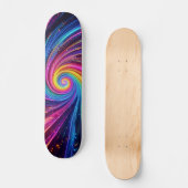 Cool Stijlvol Neon design Persoonlijk Skateboard (Voorkant)