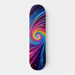 Cool Stijlvol Neon design Persoonlijk Skateboard