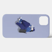 Cool Stijlvolle Tomboy Girl Illustratie Case-Mate iPhone Case (Achterkant (horizontaal))