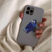 Cool Stijlvolle Tomboy Girl Illustratie Case-Mate iPhone Case