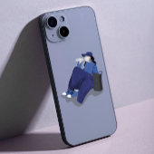 Cool Stijlvolle Tomboy Girl Illustratie Case-Mate iPhone Case