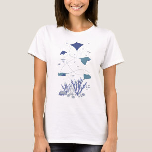 Cool Stingrays Deep Zee Diving T-shirt