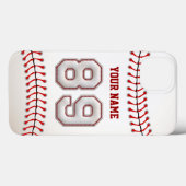 Cool Stitched Baseball Number 89 Case-Mate iPhone Case (Achterkant (horizontaal))
