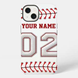 Cool Stitched Baseball nummer 2 iPhone 13 Hoesje