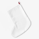 COOL! Stocking Large - Faux Linen - 2 zijdig Grote Kerstsok (Achterkant (Hangend))