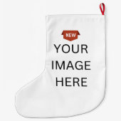 COOL! Stocking Large - Geborsteld Poly - 2 zijdig Grote Kerstsok (Achterkant)