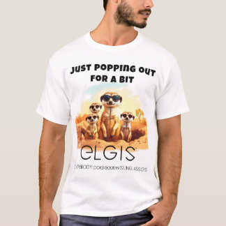 Cool stokstaartje met zonnebril - speciale uitgave t-shirt