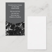 Cool Stone Look Vertical Business Cards Visitekaartje (Voorkant / Achterkant)