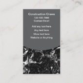 Cool Stone Look Vertical Business Cards Visitekaartje (Voorkant)