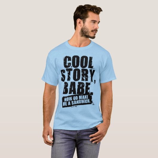 COOL STORY BABE T-SHIRT (Voorkant volledig)