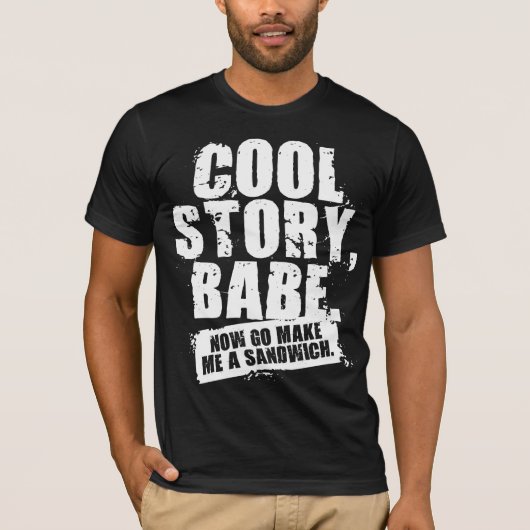 COOL STORY BABE T-SHIRT (Voorkant)