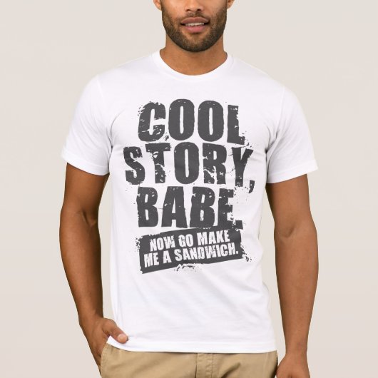 COOL STORY BABE T-SHIRT (Voorkant)