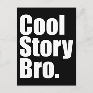 Cool Story Bro. Briefkaart