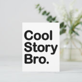 Cool Story Bro Briefkaart (Staand voorkant)