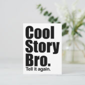 Cool Story Bro. Briefkaart (Staand voorkant)
